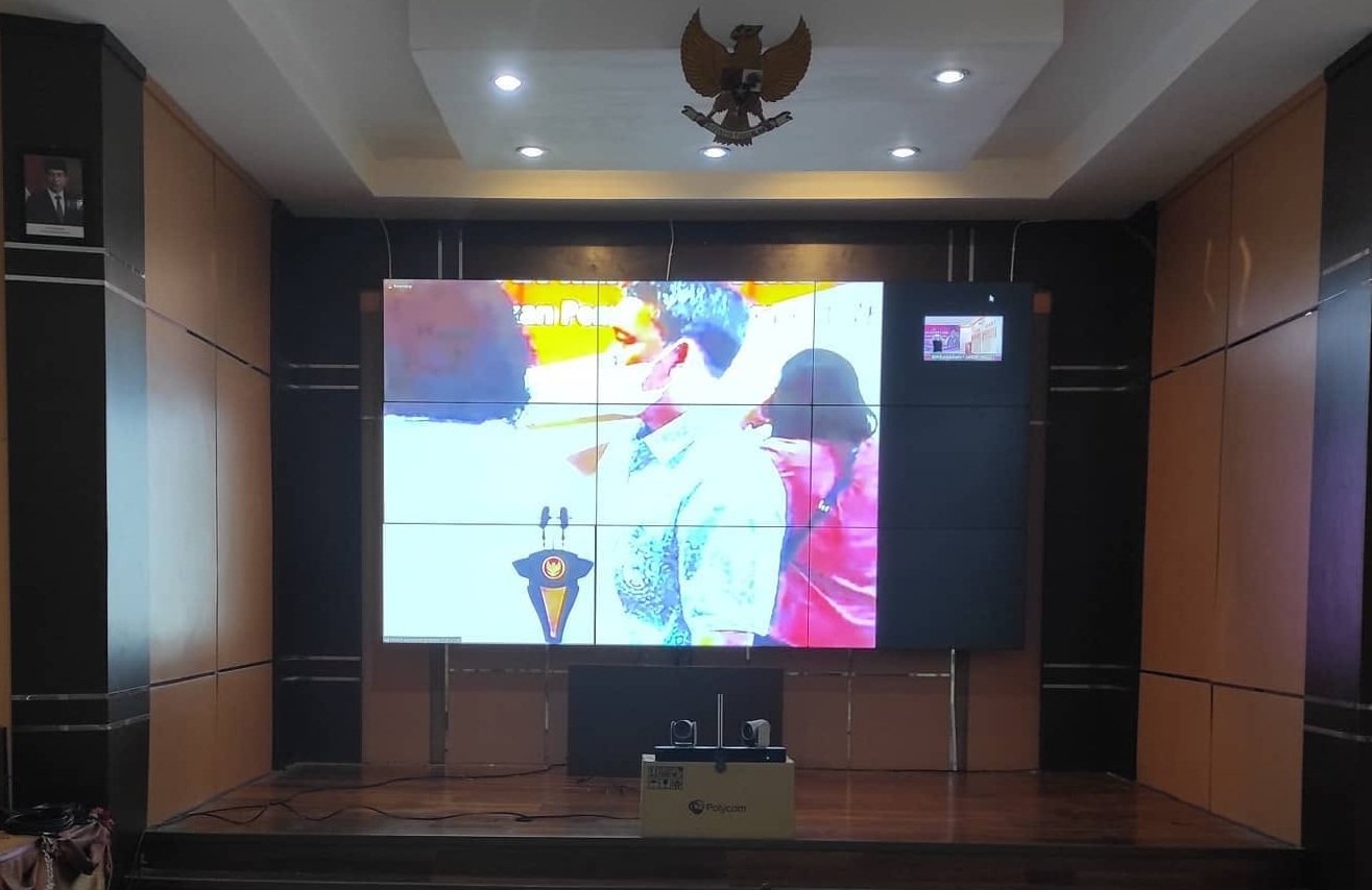 Pemasangan Video Wall dan Video Conference System