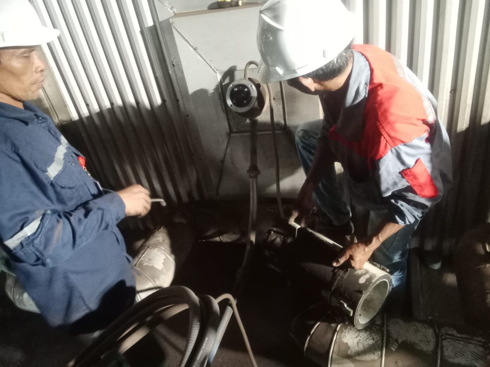 Instalasi Kamera High Temperature - Tungku — Foto 5